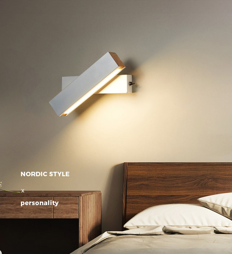 Luz de la sala de estudio de LED de luz LED moderna ajustable de pared.