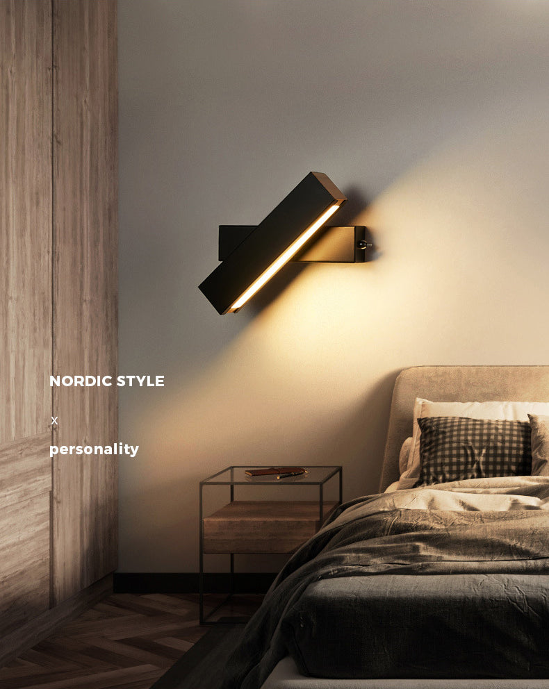 Luz de la sala de estudio de LED de luz LED moderna ajustable de pared.