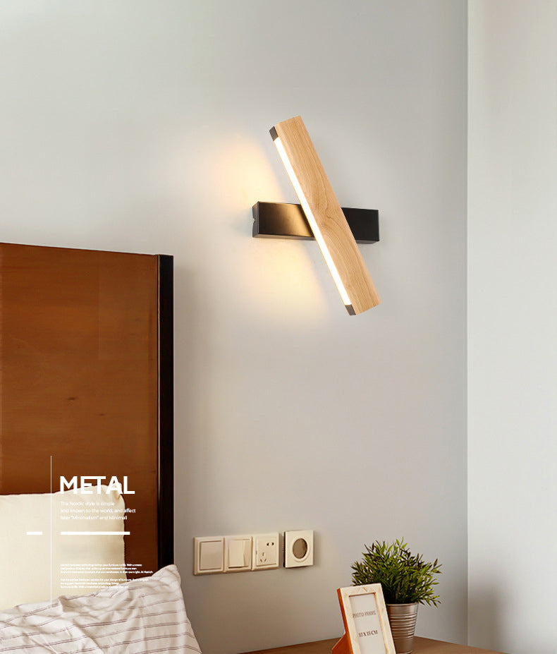 Moderna pared apliques ajustables luz giratoria de luz LED dormitorio de dormitorio de sala de estudio