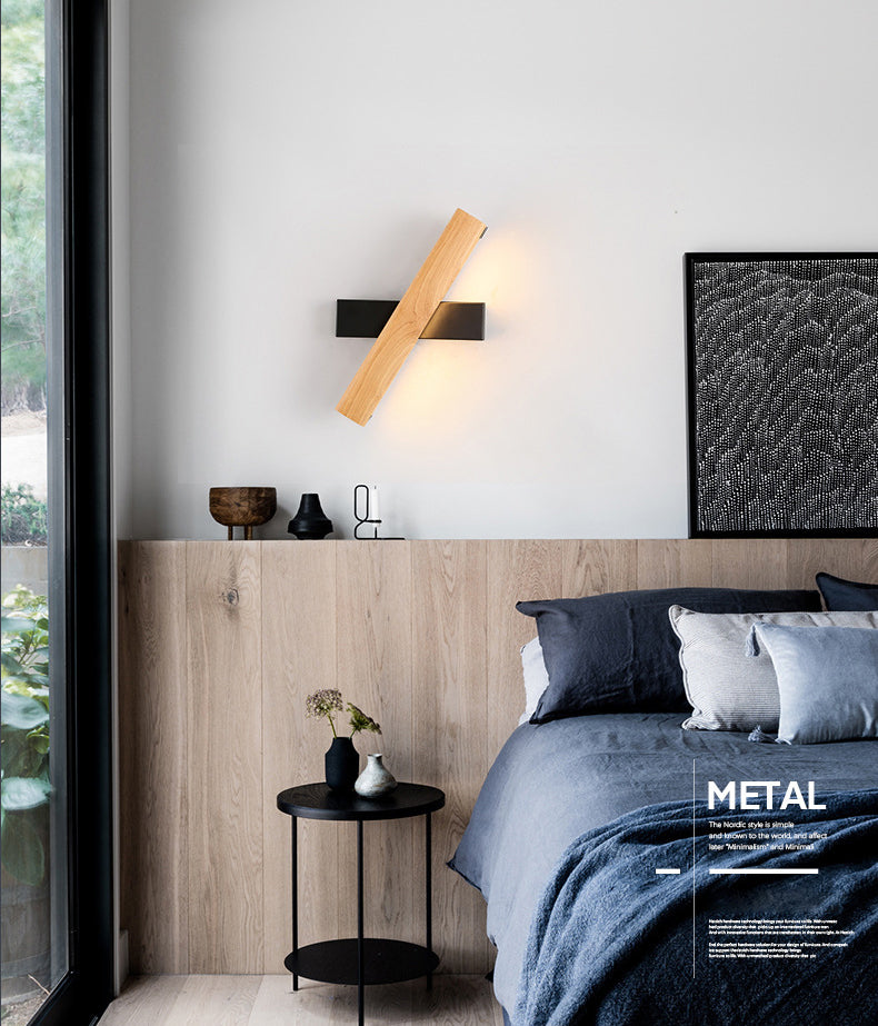 Moderna pared apliques ajustables luz giratoria de luz LED dormitorio de dormitorio de sala de estudio