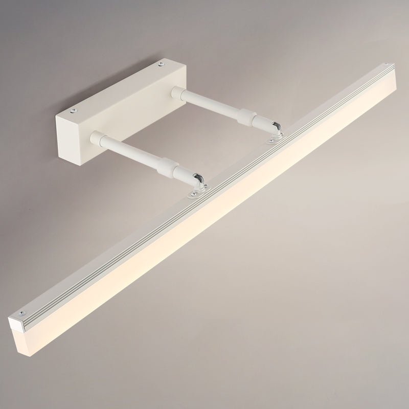 Simplicity Elongated Vanity Mirror Lights Metallic Wall Light Fixtures for Bathroom
