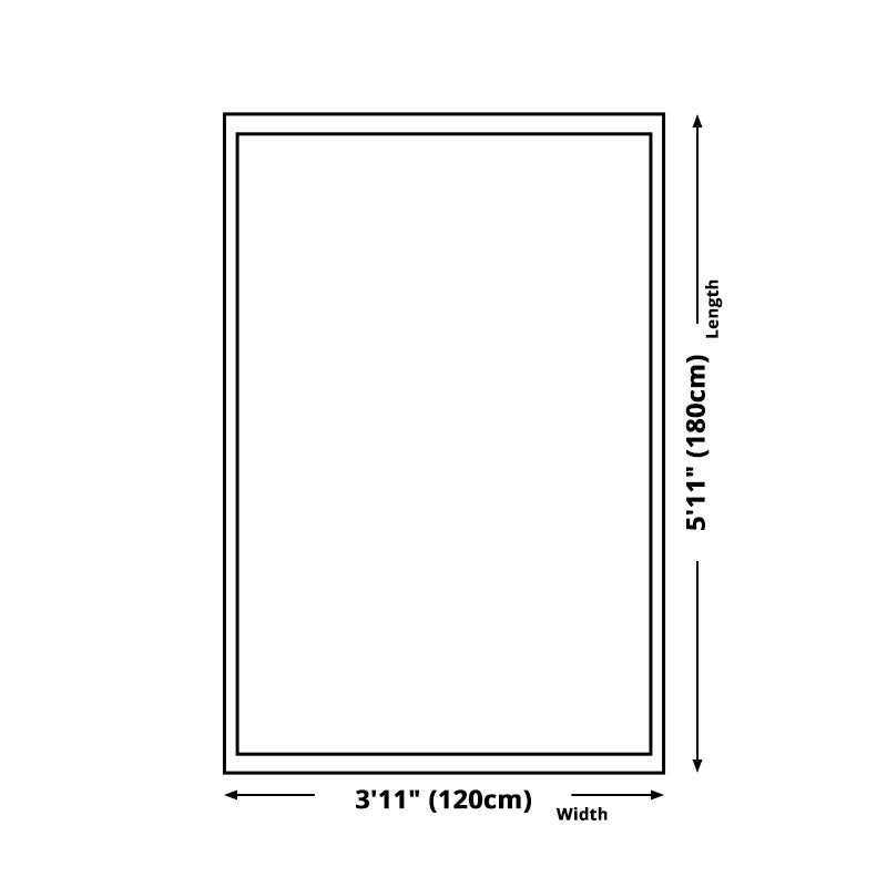 Multicolor Minimalist Area Carpet Cotton Tribal Print Indoor Rug Fringe Carpet for Living Room