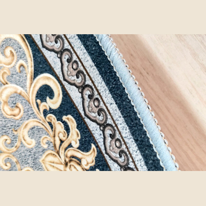 Simplicity Modern Rectangle Indoor Rug Trendy Triangle Pattern Carpet Polyester Non-Slip Backing Carpet for Home Decoration