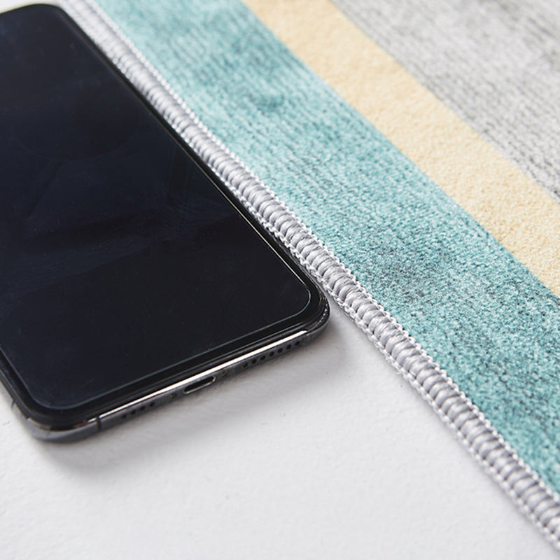 Vaste kleur moderne binnen tapijt polyester metalen lijnen afdrukt tapijt Easy Care Tapijt voor woningdecoratie