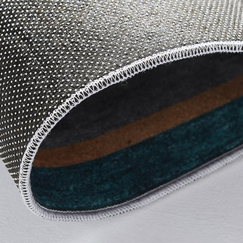 Vaste kleur moderne binnen tapijt polyester metalen lijnen afdrukt tapijt Easy Care Tapijt voor woningdecoratie