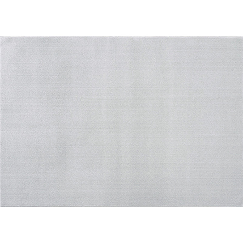 Grey Tone Simple Area Carpet Polyester Solid Indoor Rug Anti-Slip Backing Carpet for Living Room