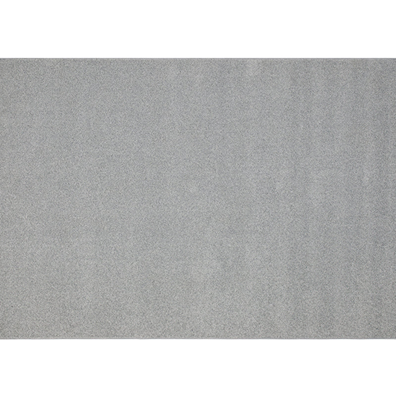 Grey Tone Simple Area Carpet Polyester Solid Indoor Rug Anti-Slip Backing Carpet for Living Room