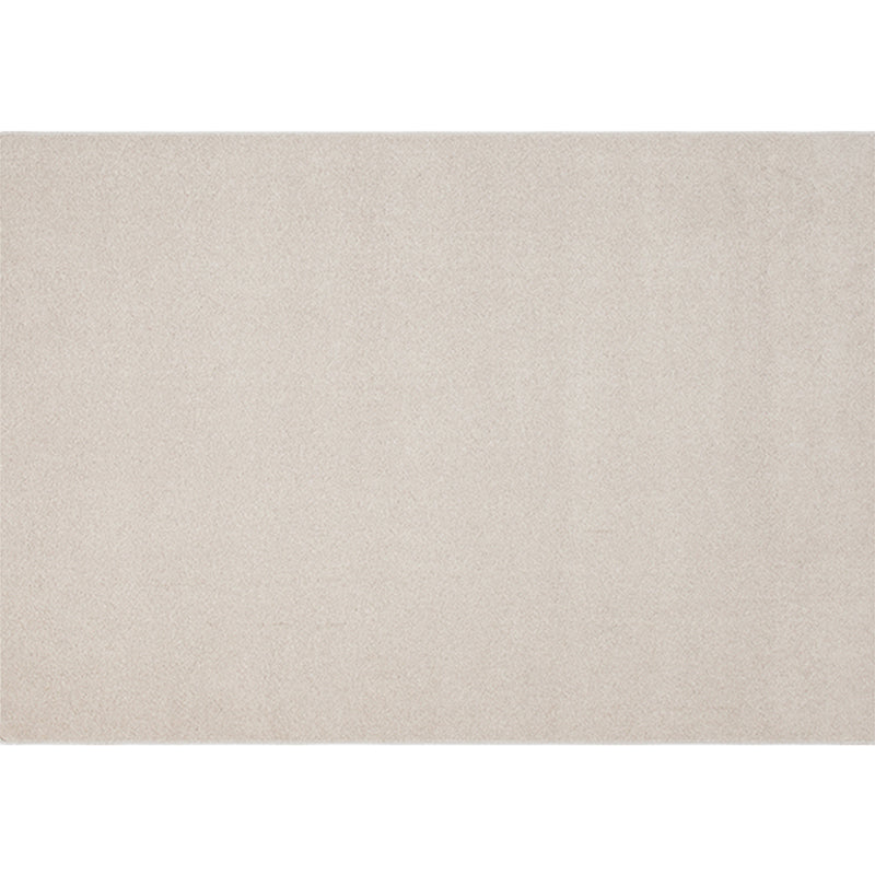 Grey Tone Simple Area Carpet Polyester Solid Indoor Rug Anti-Slip Backing Carpet for Living Room