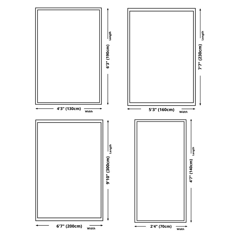 Grey Tone Simple Area Carpet Polyester Solid Indoor Rug Anti-Slip Backing Carpet for Living Room