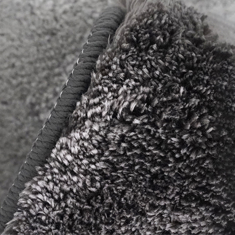 Light Color Simplicity Area Rug Polyester Solid Rug Non-Slip Backing Indoor Rug for Living Room