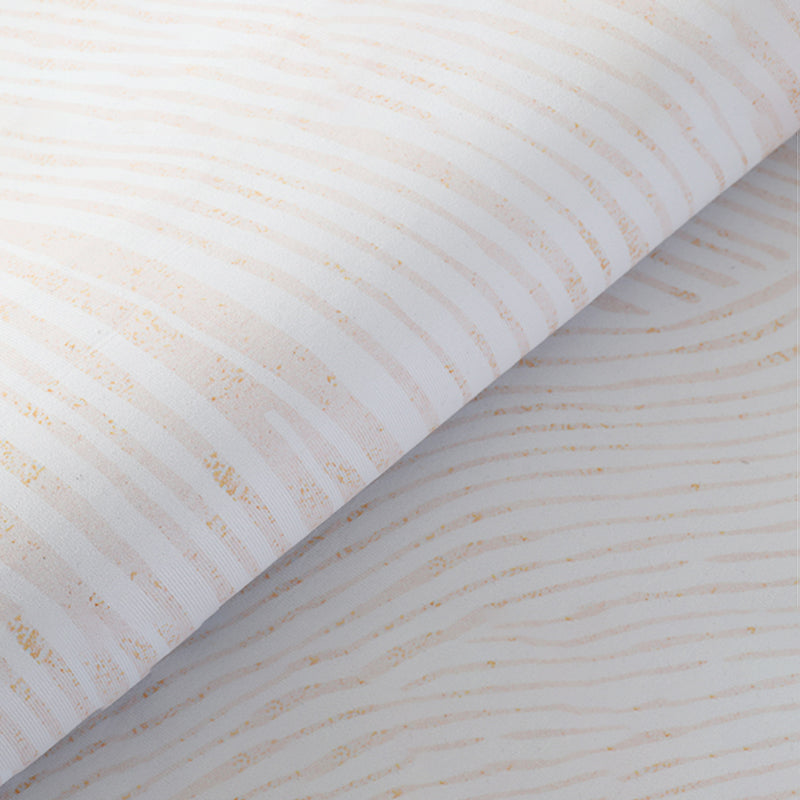 Modern Simple Stripe Rug Apricot Tone Polyester Carpet Stain Resistant Indoor Rug for Home Decoration