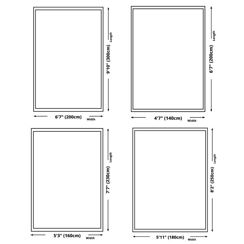 Contemporary Stripe Rug Solid Color Polyester Carpet Stain Resistant Indoor Rug for Home Decor