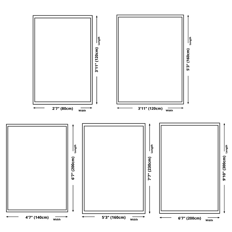 Apricot Tone Simplicity Rug Polyester Carpet Stripe Printing Indoor Rug Non-Slip Backing for Living Room