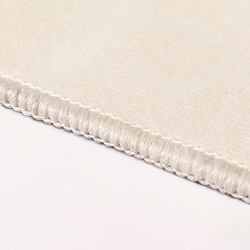 Apricot Tone Simplicity Rug Polyester Carpet Stripe Printing Indoor Rug Non-Slip Backing for Living Room