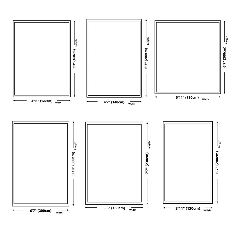 White Tone Casual Area Rug Polyester Lines Print Rug Non-Slip Backing Indoor Rug for Living Room