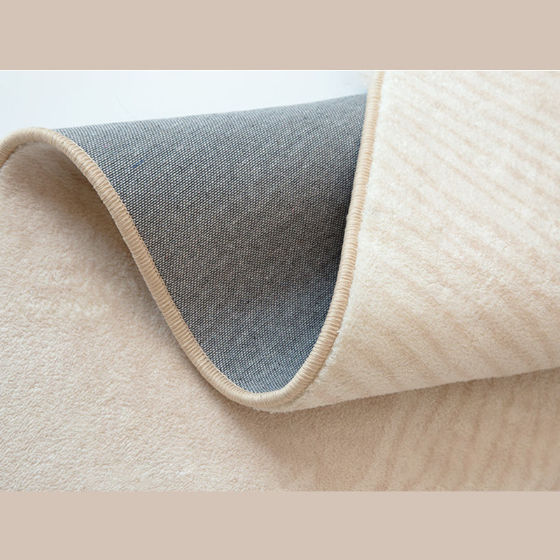 Tapis d'intérieur moderne de couleur claire, lignes abstraites en Polyester, facile d'entretien, pour la décoration de la maison