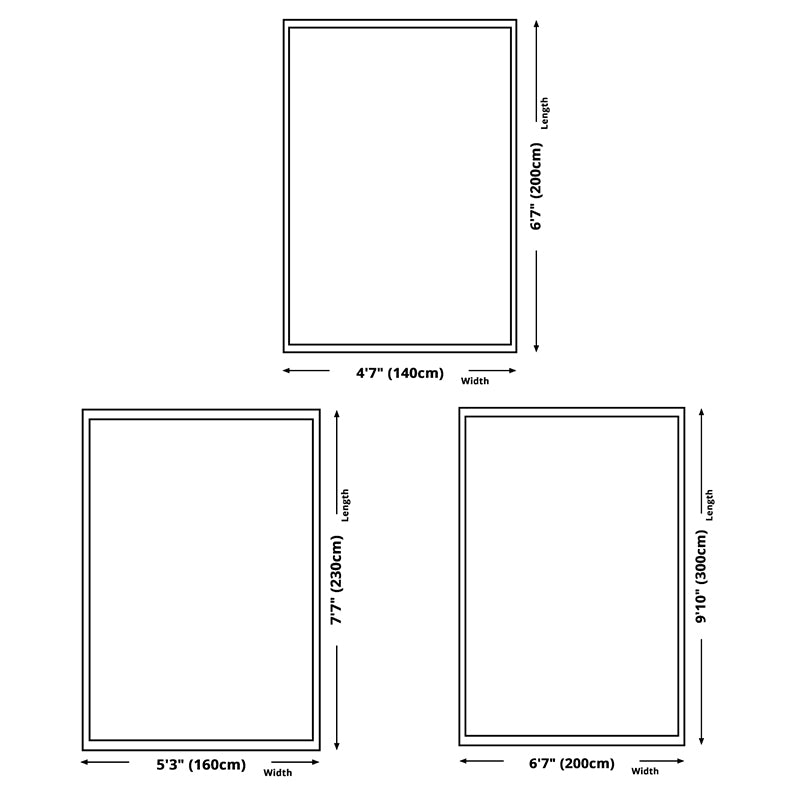 Yellow Tone Modern Area Carpet Polyester Banded Indoor Rug Anti-Slip Backing Carpet for Home Decor