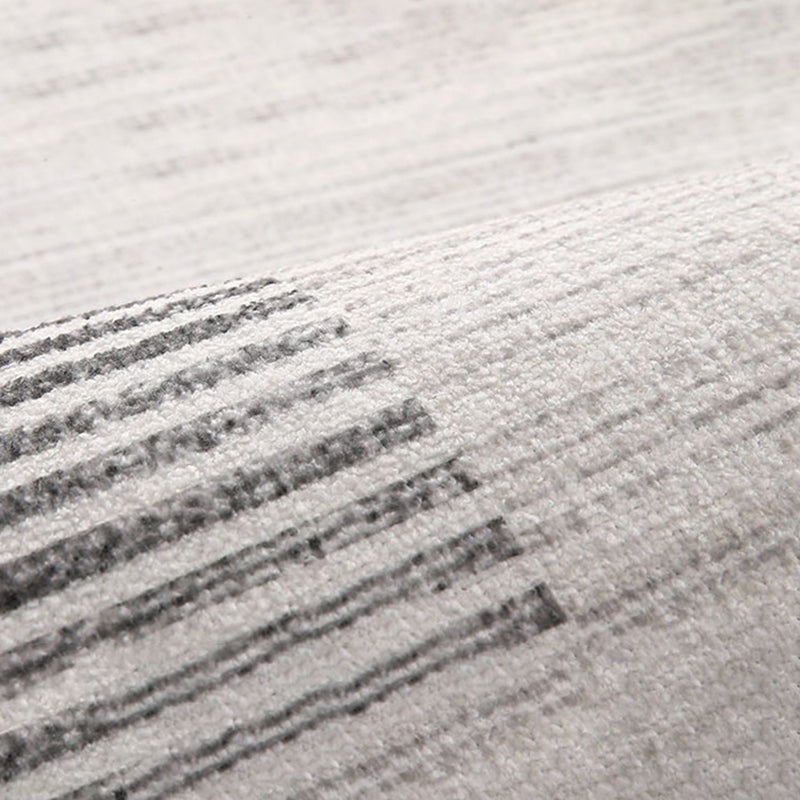 Yellow Tone Modern Area Carpet Polyester Banded Indoor Rug Anti-Slip Backing Carpet for Home Decor