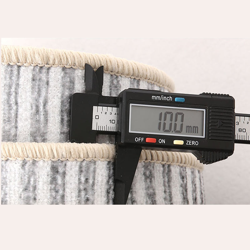 Yellow Tone Modern Area Carpet Polyester Banded Indoor Rug Anti-Slip Backing Carpet for Home Decor