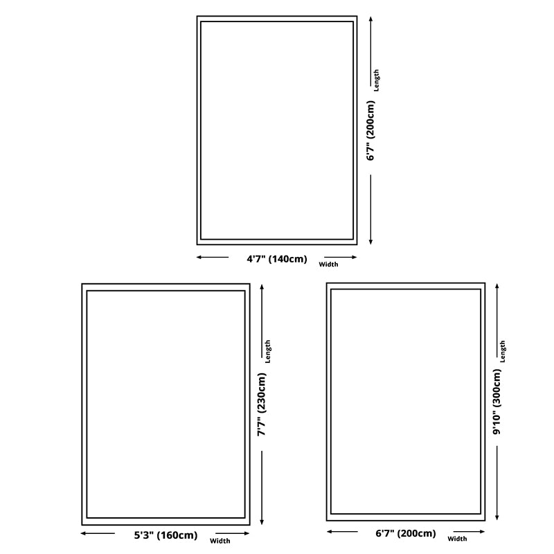 Grey Tone Geometric Lines Rug Polyester Relaxing Anti-Slip Backing Indoor Rug for Living Room