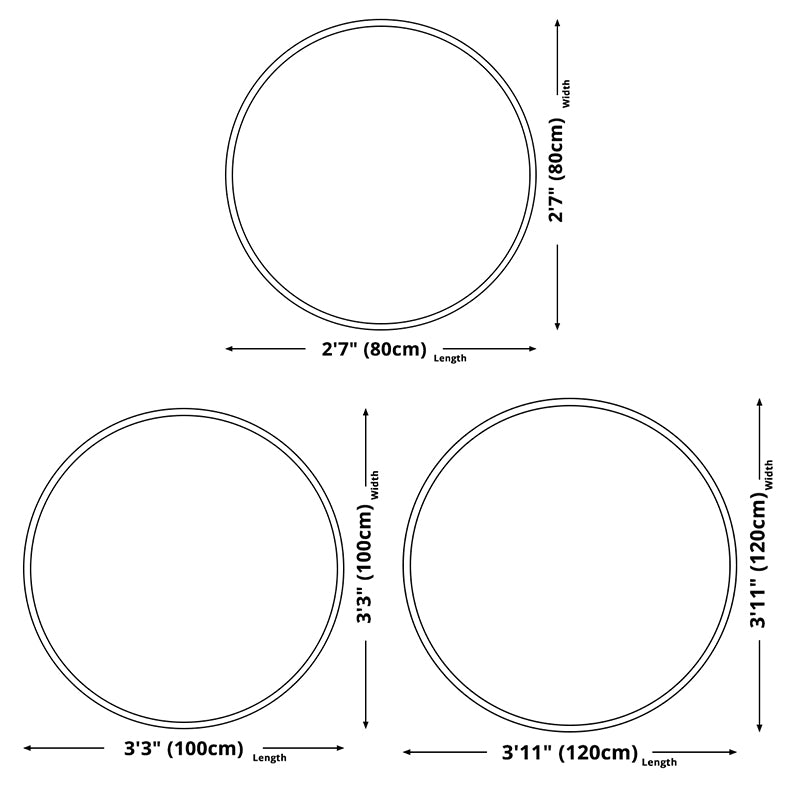 Tone abricot rond Rapier intérieur décontracté Polyester Lignes géométriques Rapis de support non glissant tapis intérieur pour le salon