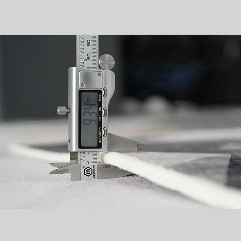 Simple Solid Color Comfort Rug Polyester Stripe Printing Area Rug Non-Slip Backing Carpet for Living Room