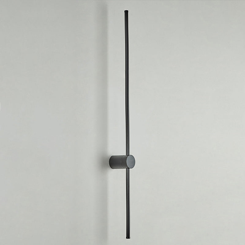 Fissaggi di illuminazione a parete in metallo a linea sottile moderna lampada montata a parete per camera da letto