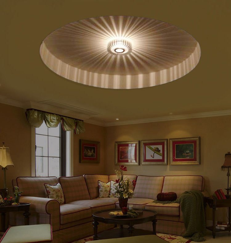 Cylindrical Aluminum RGB Wall Lamp Contemporary Style Backdrop Decoration Sconce Lights with Remote Control