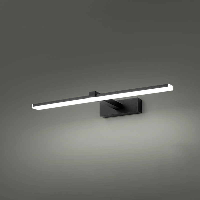 Luci da parete di vanità lineari Vintage Modern Simplicity Simplicity Plastica Prontone per bagno
