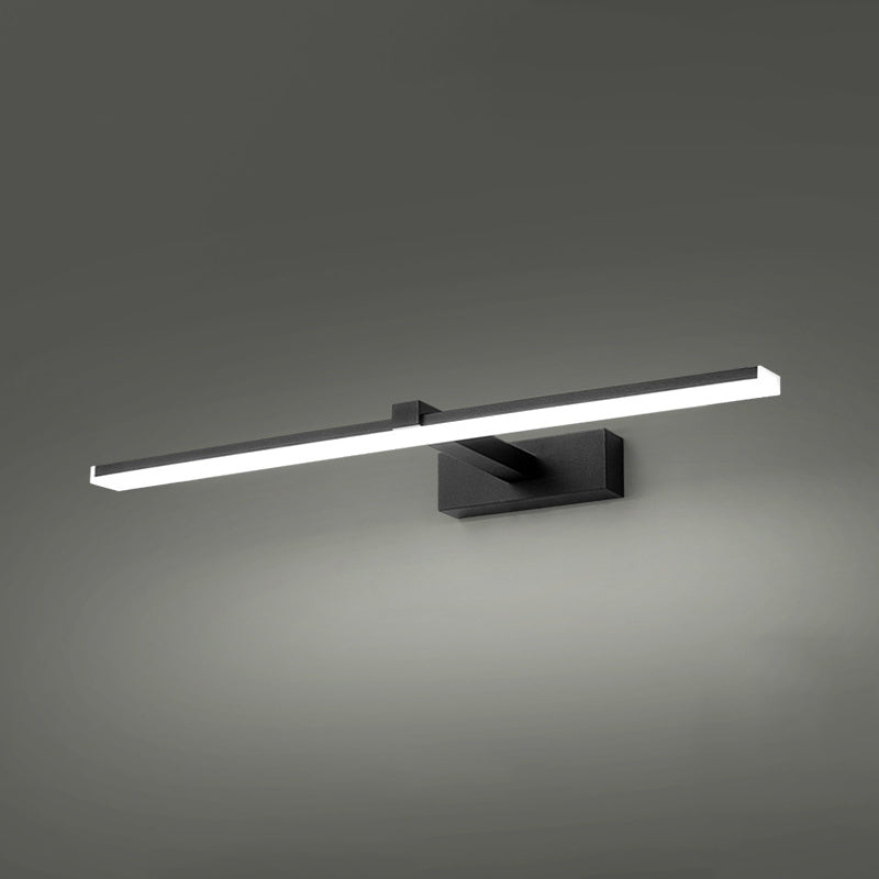 Luci da parete di vanità lineari Vintage Modern Simplicity Simplicity Plastica Prontone per bagno