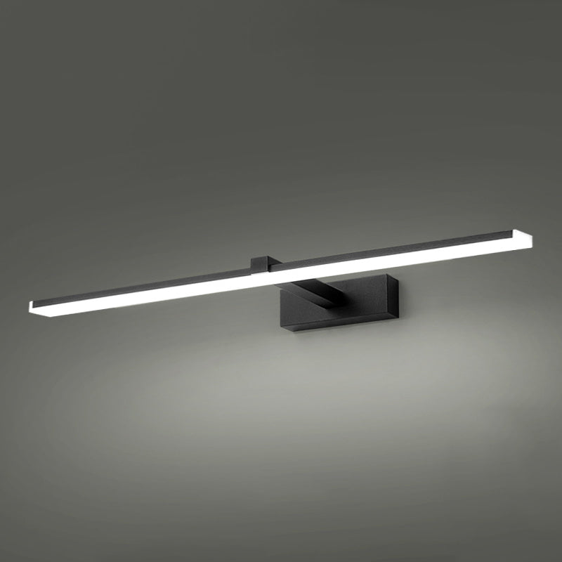 Luci da parete di vanità lineari Vintage Modern Simplicity Simplicity Plastica Prontone per bagno