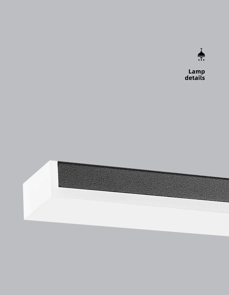 Luci da parete di vanità lineari Vintage Modern Simplicity Simplicity Plastica Prontone per bagno