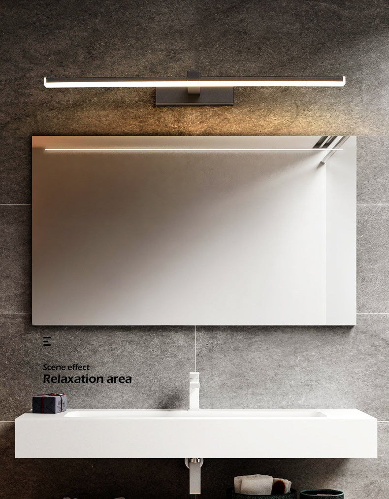 Luci da parete di vanità lineari Vintage Modern Simplicity Simplicity Plastica Prontone per bagno