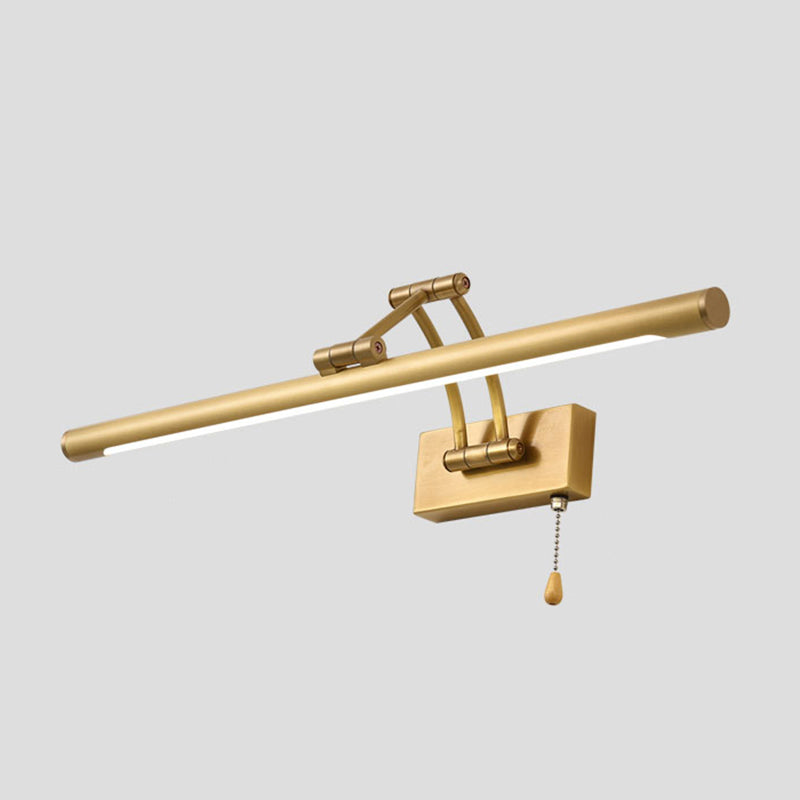 Mid Century Modern Adjustable Bathroom Vanity Light Copper 1 Light Wall Mounted Vanity Lights