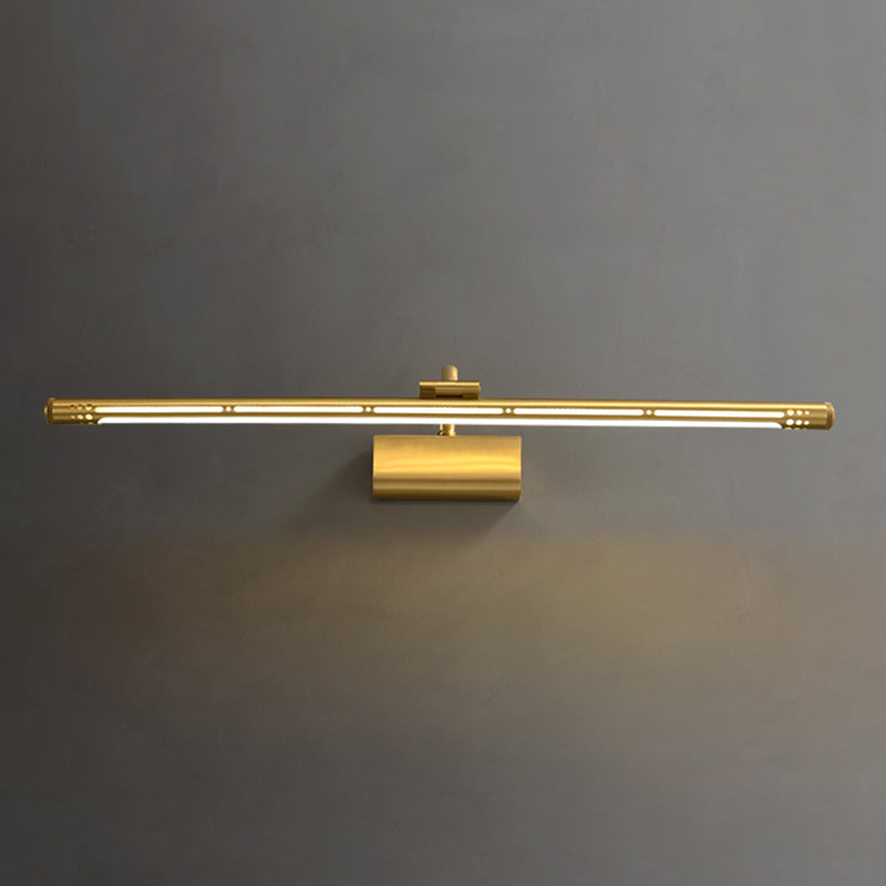 Fissaggi di illuminazione a parete in metallo a linea sottile moderna lampada montata a parete per camera da letto