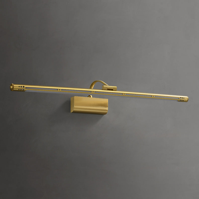 Fissaggi di illuminazione a parete in metallo a linea sottile moderna lampada montata a parete per camera da letto