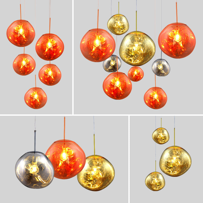 1 Light PVC Pendant Ceiling Lights Modern Pendulum Hanging Pendant Lights for Dining Room