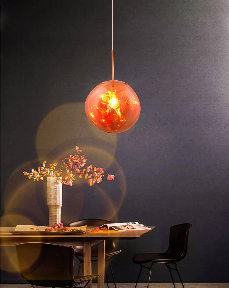 1 Light PVC Pendant Ceiling Lights Modern Pendulum Hanging Pendant Lights for Dining Room