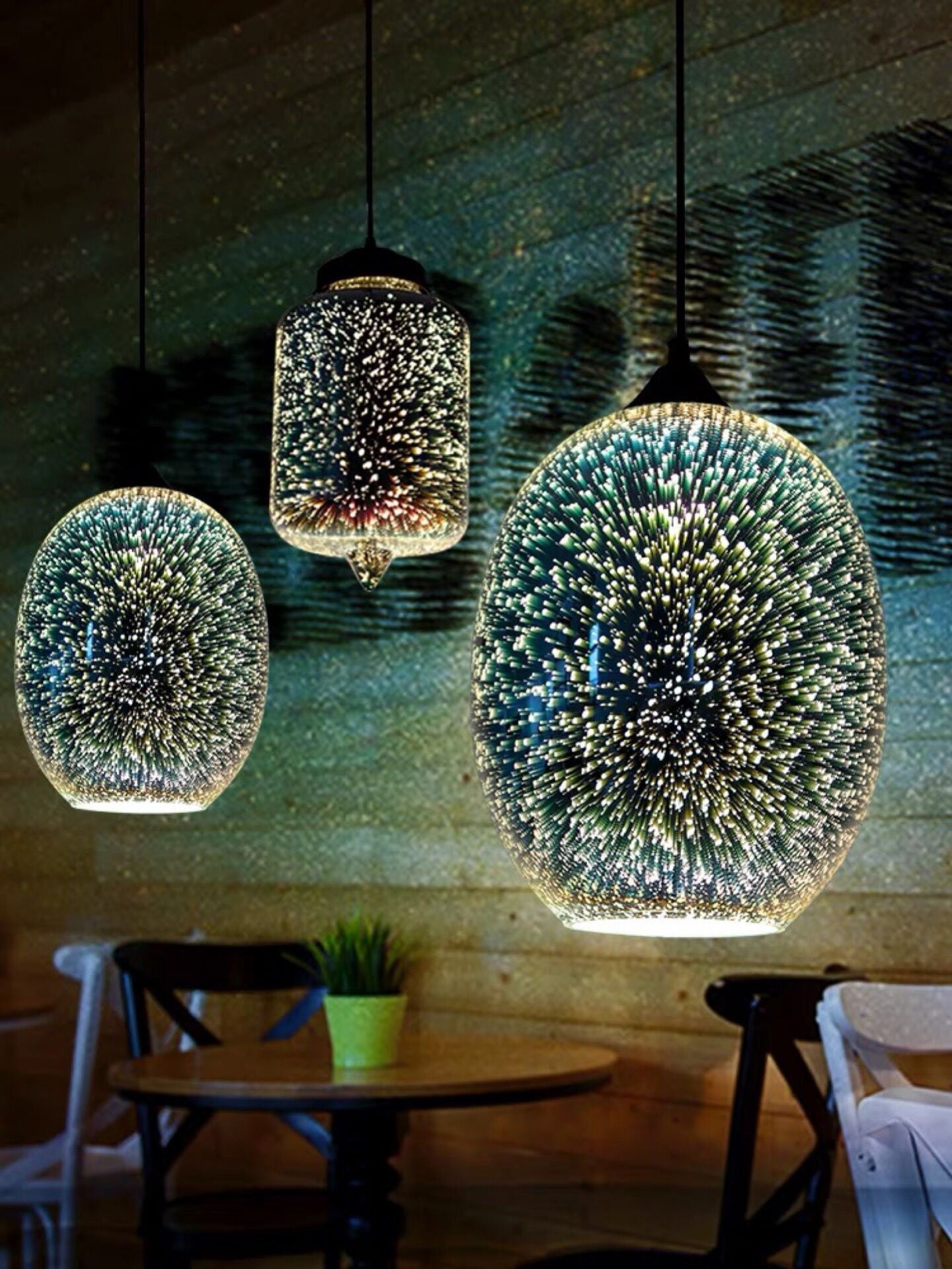 1-Light Blown Glass Suspension Pendant Light Contemporary Style Down Mini Pendant for Dining Room