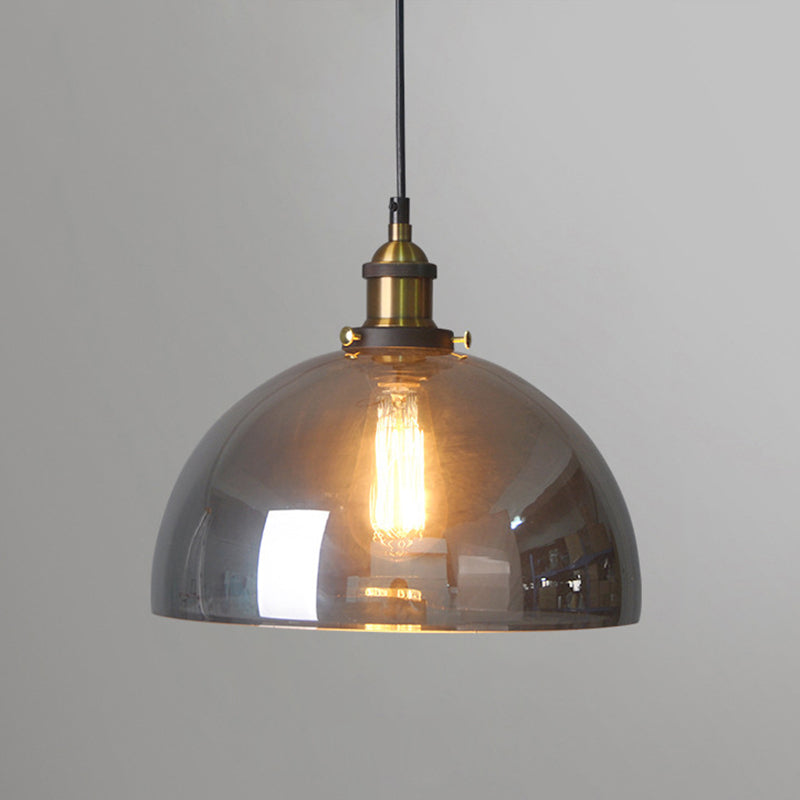 Clear Glass Industrial Loft Pendellicht 1 Lichthänge Deckenleuchte für Esszimmer