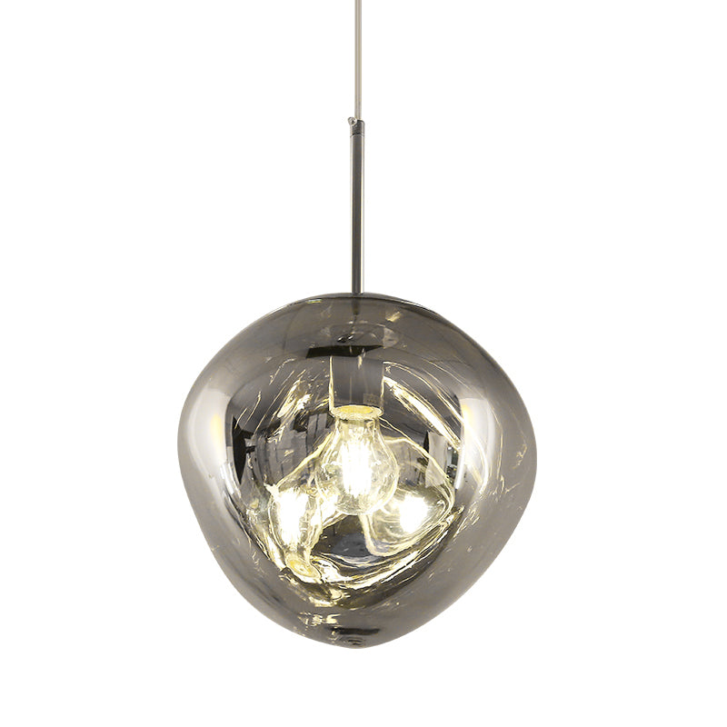 1-Ligth mondgeblazen glazen hanglampverlichtingsarmaturen Minimalisme plafondhanger voor slaapkamer