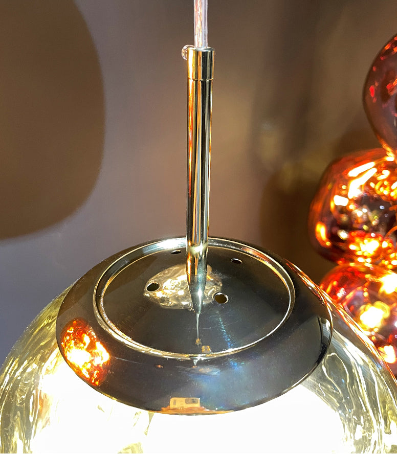 1-Ligth mondgeblazen glazen hanglampverlichtingsarmaturen Minimalisme plafondhanger voor slaapkamer