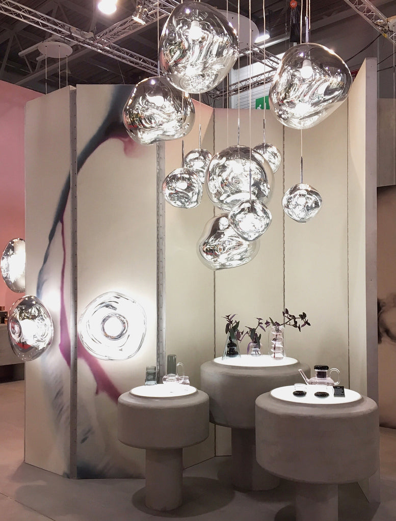 1-Ligth mondgeblazen glazen hanglampverlichtingsarmaturen Minimalisme plafondhanger voor slaapkamer