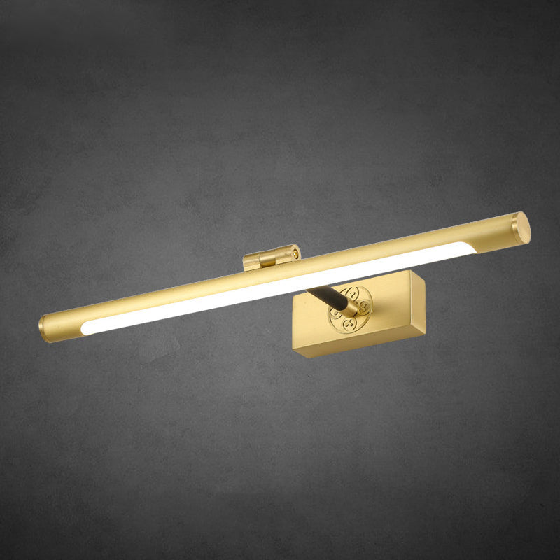 Linear Metal Wall Mounted Lights Contemporary Wall Mounted Light Fixture for Bathroom