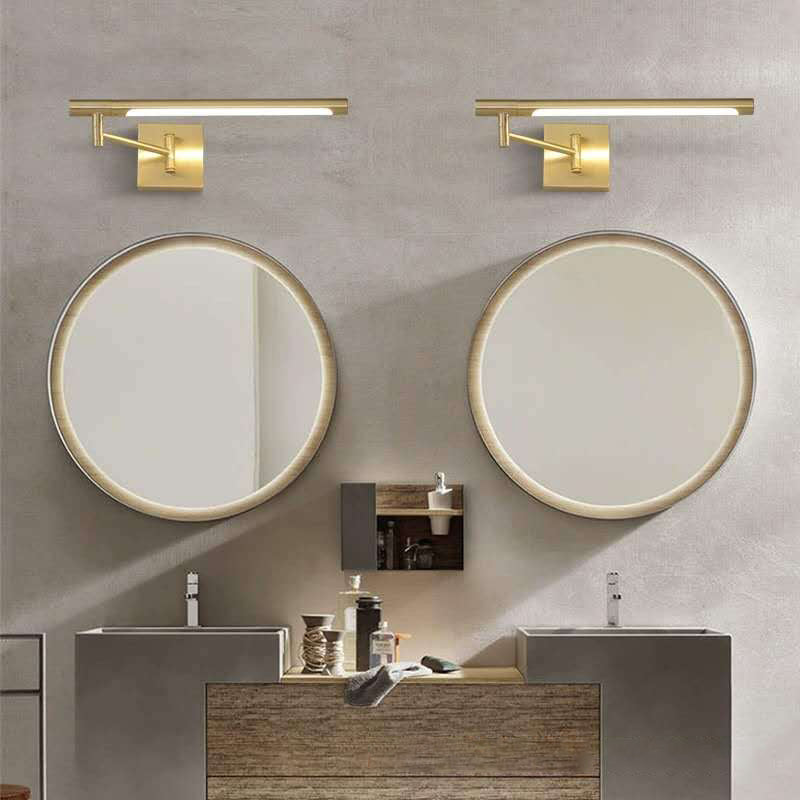 Linear Metal Wall Mounted Lights Modern Wall Mounted Light Fixture for Bathroom