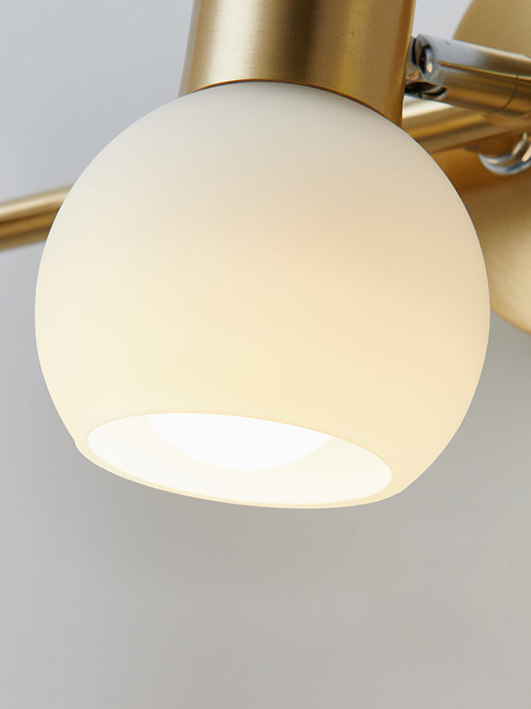 Luci da parete in vetro sfera Luci da parete Modern Wall Sconce Lighting per bagno