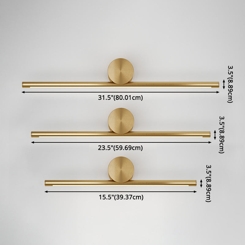 Linear Metal Wall Mounted Lights Modern Wall Sconce Lighting for Bathroom