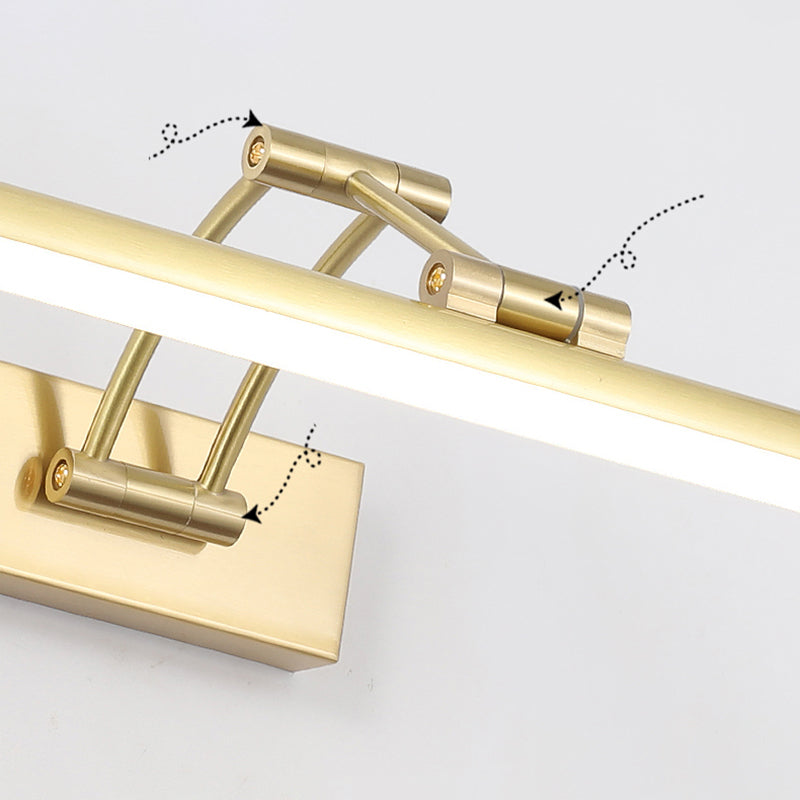Thin-Line Metal Wall Mounted Lights Modern Wall Sconce Lighting for Bathroom