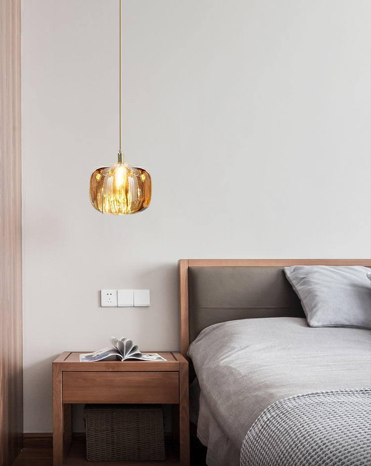 Funzionamento a sospensione in vetro a sospensione in vetro a sospensione a 1 luce Kit di luce a sospensione per sala da pranzo