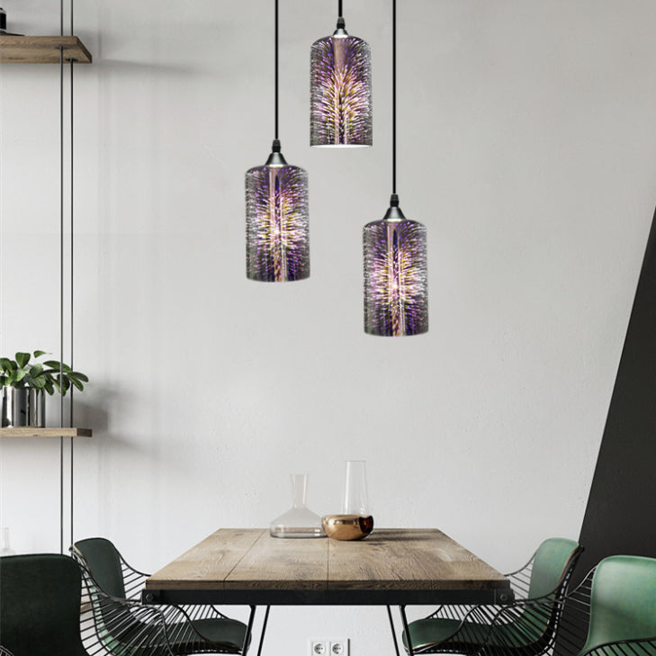 Modern Multi Light Pendant Creative Glass Light Shop Light Bar Light